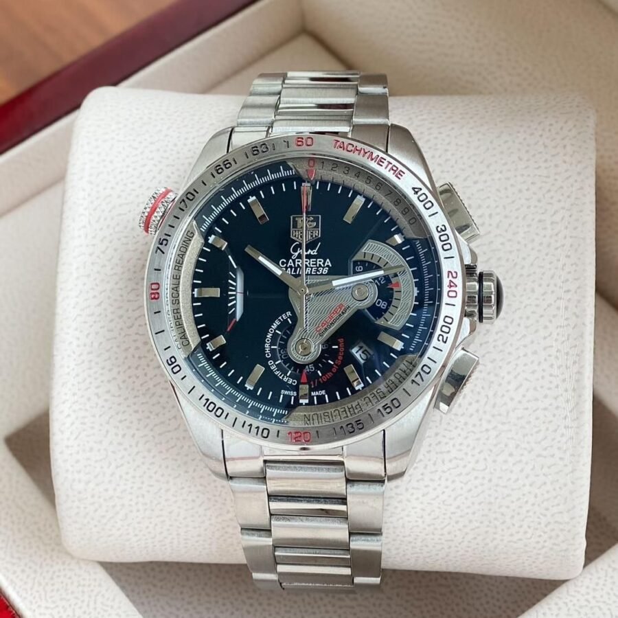 TG HR CARRERA CALIBRE 36 [BLACK / SILVER] 0609025