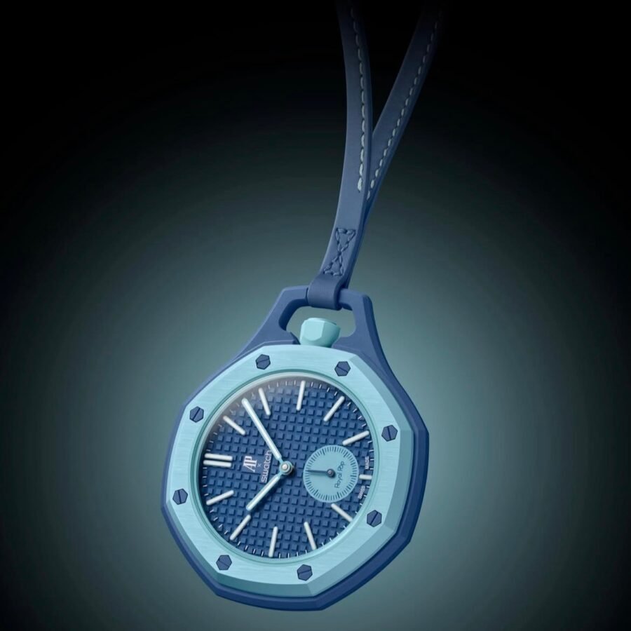 AP × Swatch Royal Pop “Làn Ba” Light Blue / Turquoise 🩵