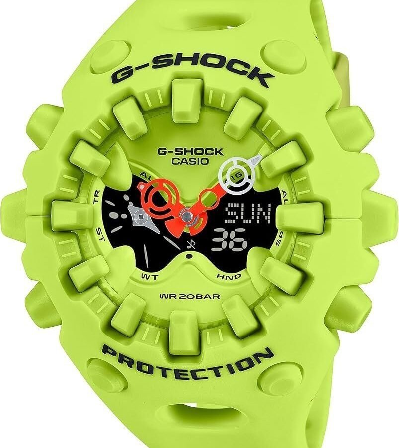 Casio G-Shock Big Case Neon Resin Analog-Digital Watch GAV01-9A