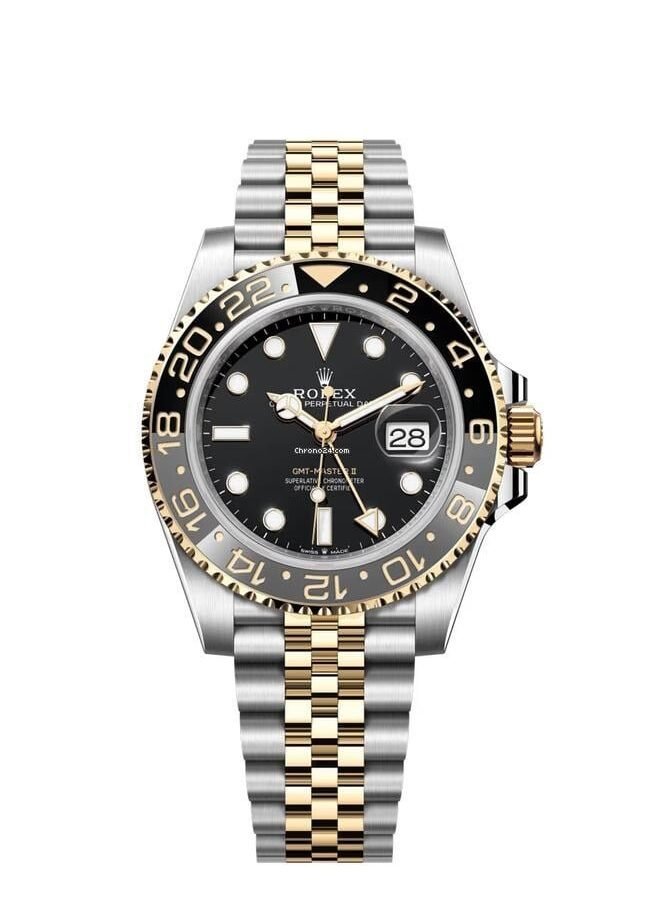 Rolex GMT-Master II Silver & Gold – Luxury Dual-Time Watch